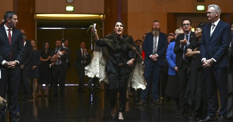 '당신이 우리에게서 훔친 것을 우리에게 달라'고 찰스 국왕에게 소리친 호주 원주민 상원의원
    


