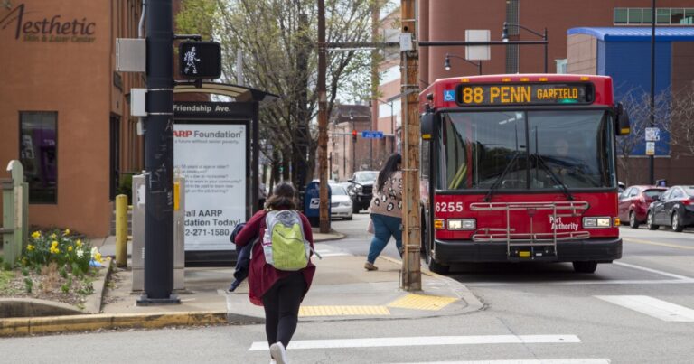 피츠버그는 '운전 없는 주간'을 위해 차에서 내리겠다고 다짐했다.
    


