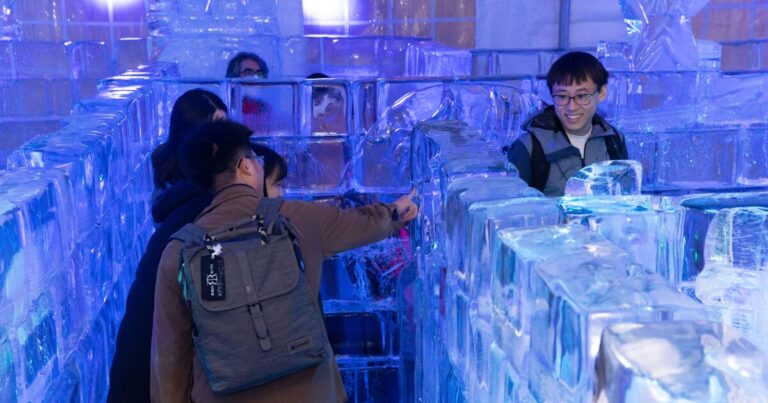 First Night 피츠버그는 얼음 미로 등으로 새해를 맞이합니다.
    


