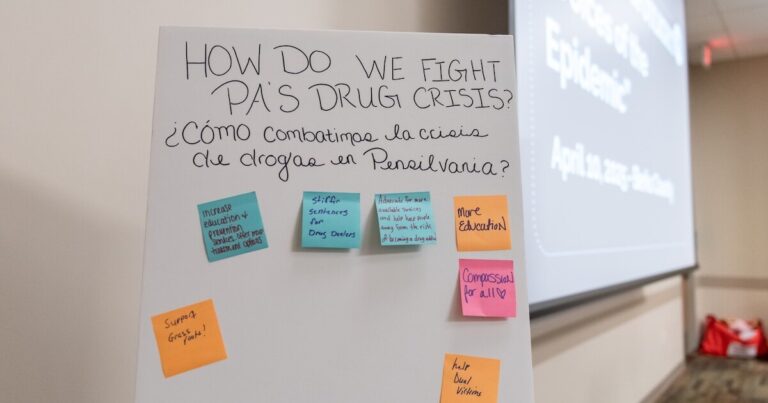 당신은 펜실베이니아의 오피오이드 위기와 정착 기금에 대해 물었습니다. 우리는 답이 있습니다.
    


