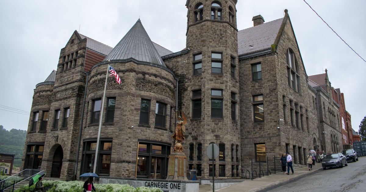 Braddock Carnegie Library의 2,100 만 달러 규모의 스택 사이
