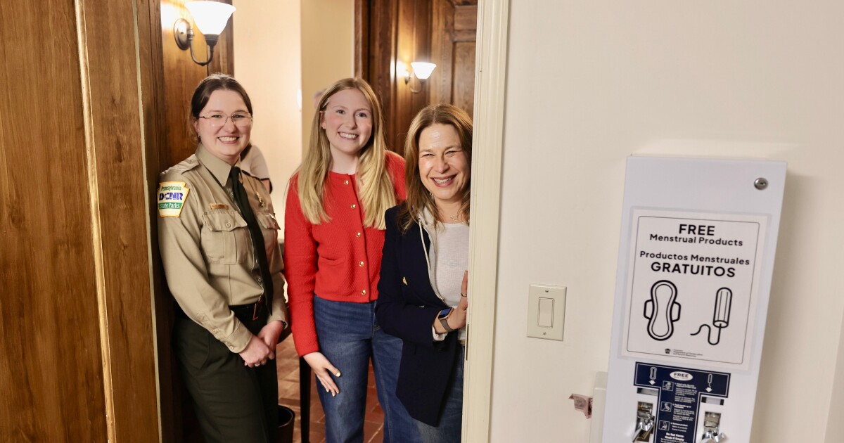 펜실베이니아 주립 공원의 절반 이상이 이제 무료 월경 제품을 제공합니다.