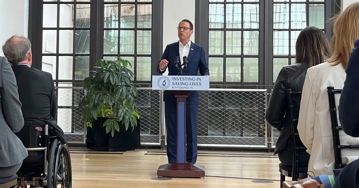 피츠버그 방문 중에 제안 된 주 예산에 대한 생명 과학 투자 주지사 Shapiro 선전 생명 과학 투자