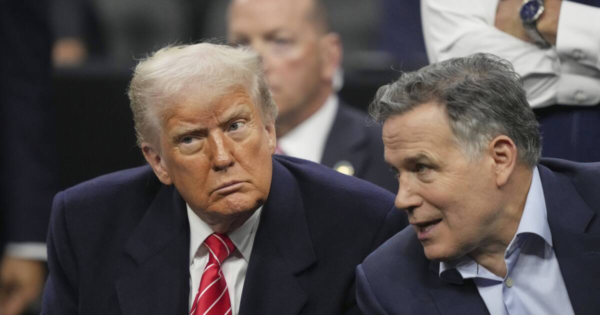 트럼프와 상원 의원 데이브 맥코믹 (Dave McCormick)