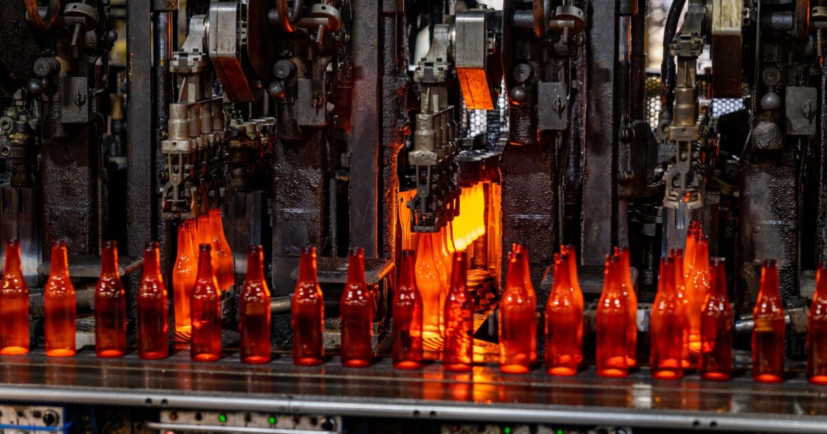 남서부 PA의 유리 재활용에 대한 산산조각.