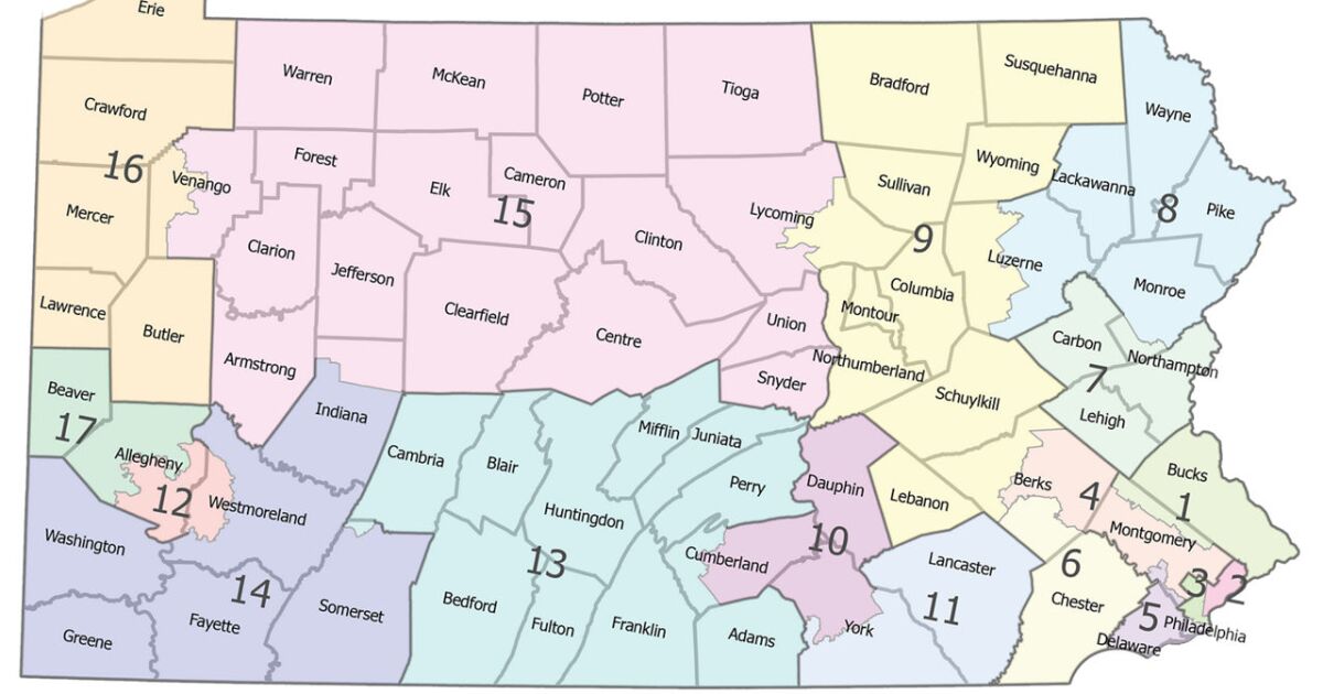 펜실베이니아 주 지구를 괴롭히는 펜실베이니아 주 구역을 피하는 당파 재는 전투를 피했다