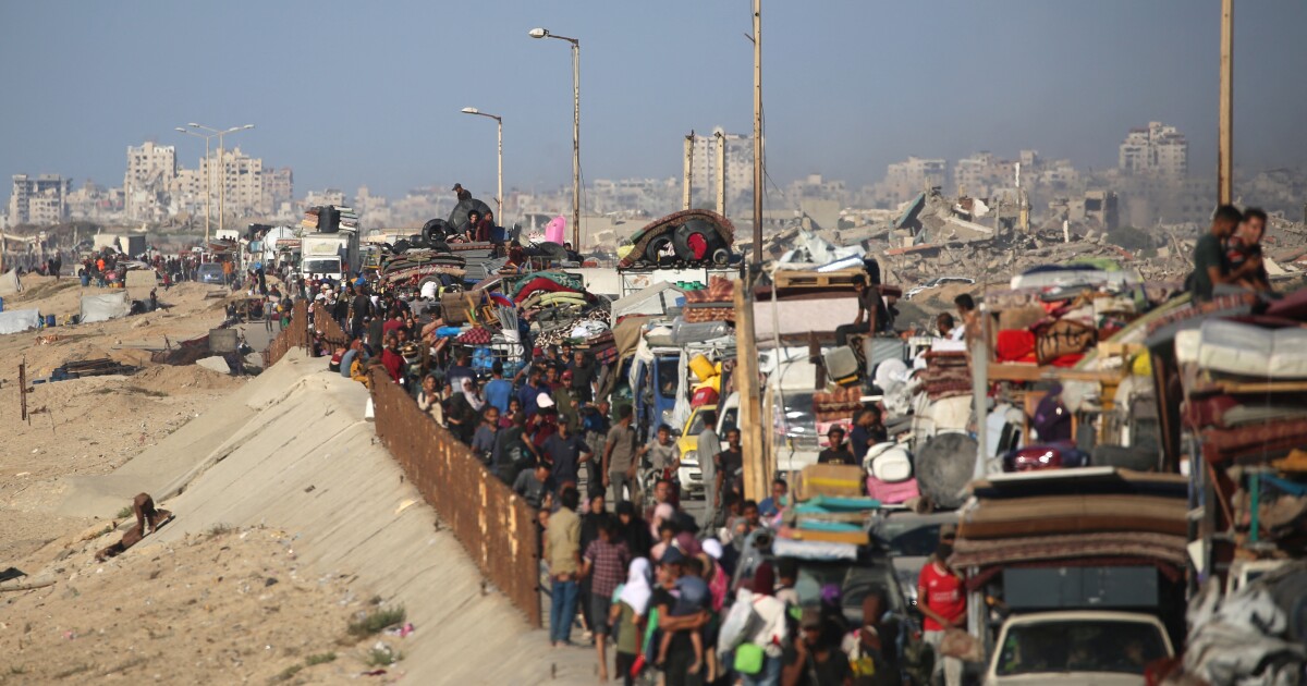 인도주의 전문가는 가자시의 민간인들이 '불가능한 선택'에 직면하고 있다고 말합니다.