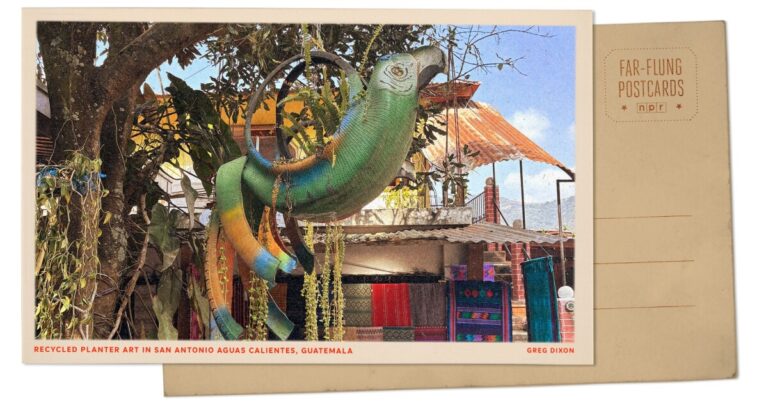 한 사람의 쓰레기가 다른 사람의 화려한 예술이되는 과테말라의 인사말
    


