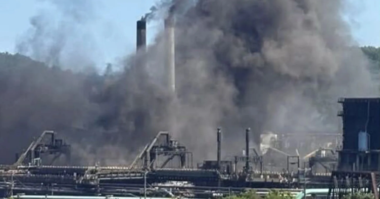 치명적인 미국 철강 폭발로 인해 고압 유지 관리 절차로 인해 밸브가 파열되었습니다.
    


