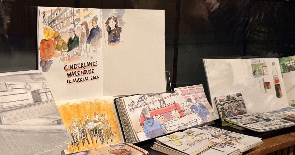 피츠버그의 모퉁이를 그리며 정신건강과 서로를 찾는 어반스케쳐들