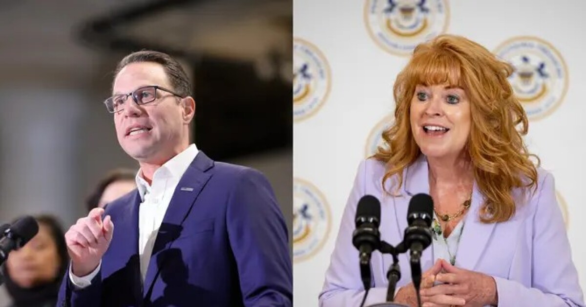 Garrity는 자금 조달 문제에서 Shapiro와 경쟁하기 위해 Mar-a-Lago를 공격합니다.